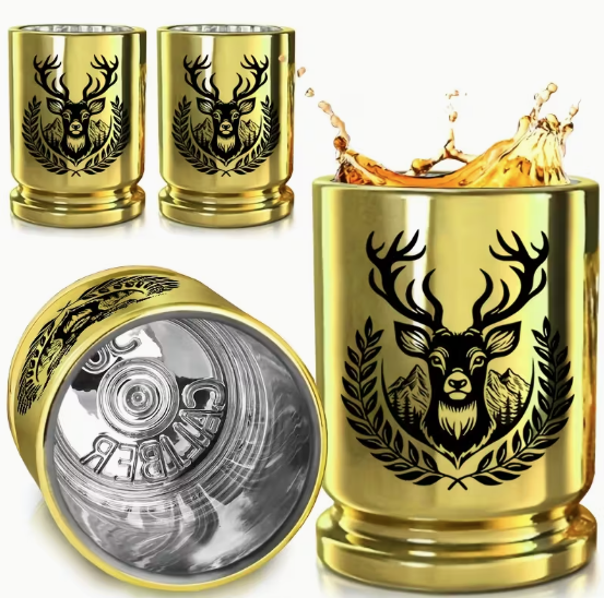 Kieliszki „Elk” kaliber 50 (plastikowe), 4 szt