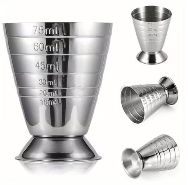 Miarka ze stali nierdzewnej (15–75 ml)
