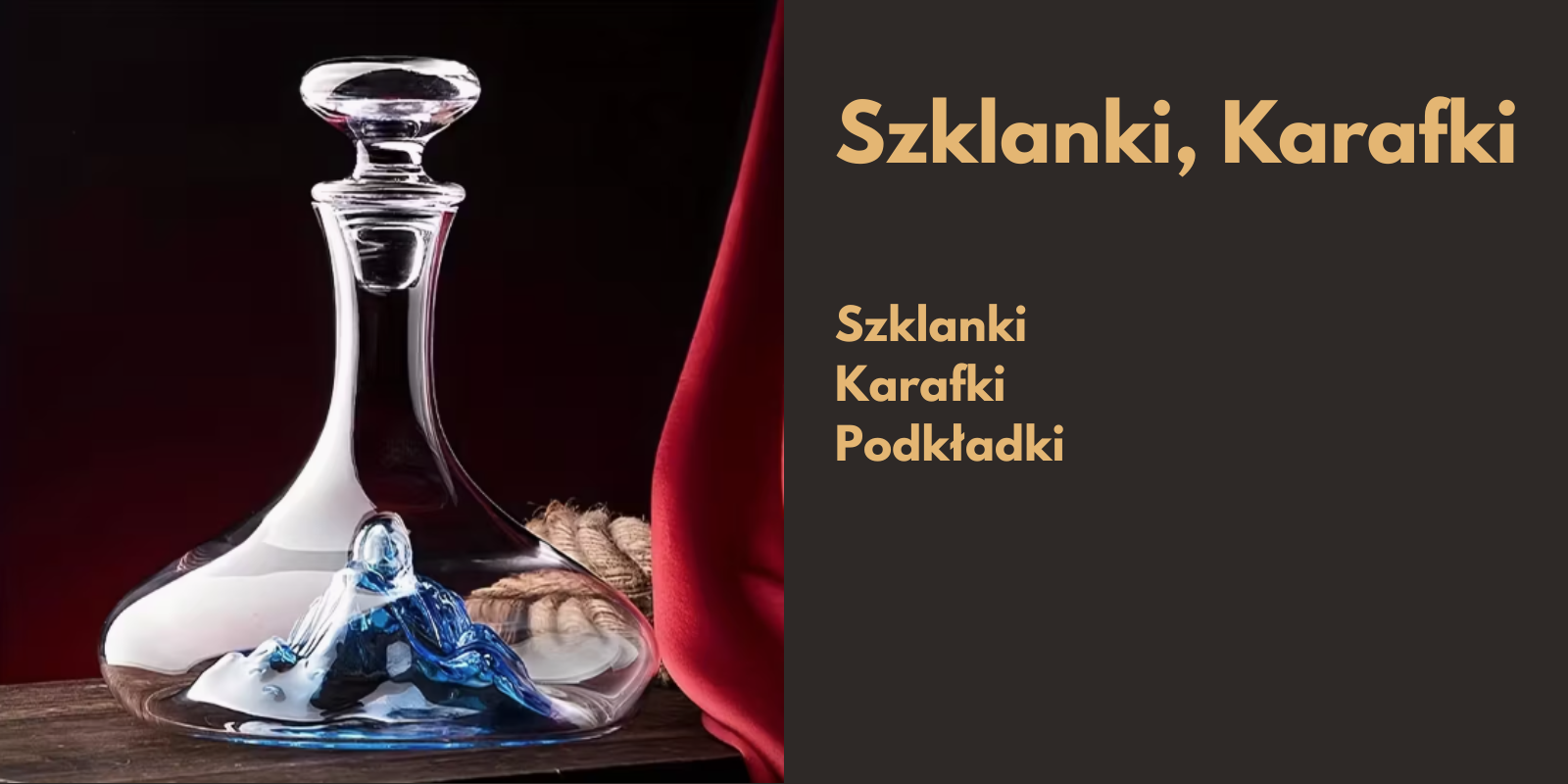 Szklanki i karafki do whisky – od standardowych, klasycznych szklanek i karafek po wyjątkowe, nowoczesne wzory, także z motywem gór wewnątrz szkła.